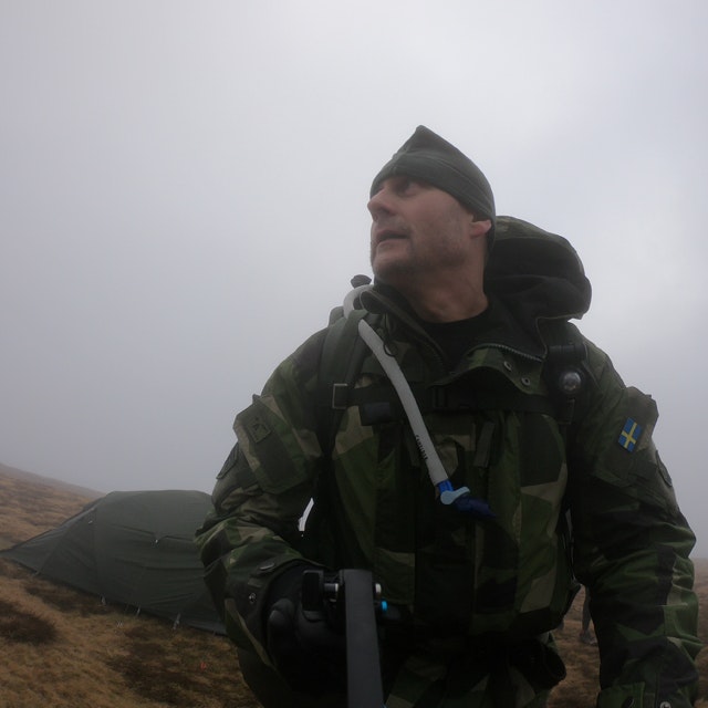 NCWR Jacket M90 used on top of Pen y Fan