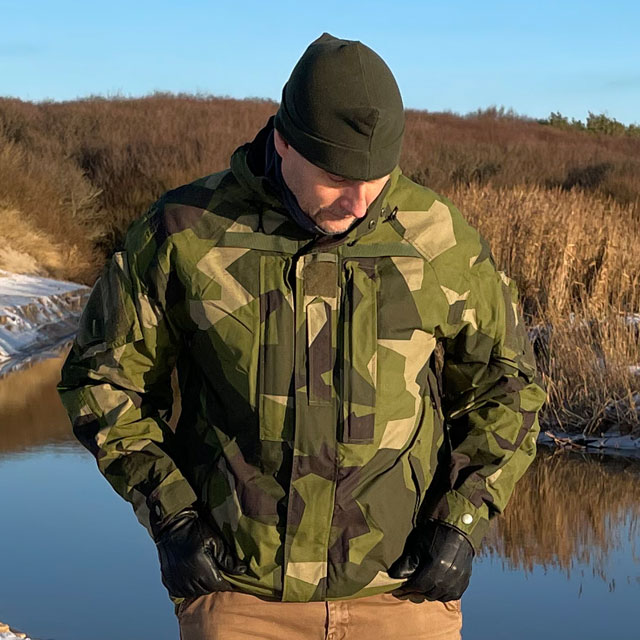 Correcting the fit of a NCWR Jacket M90 from TAC-UP GEAR seen full front