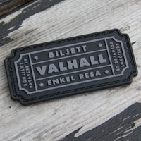 Biljett Valhall PVC Svart/Grå