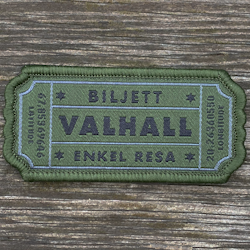 Biljett Valhall Militärgrön