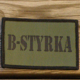 B-Styrka Hook Green Patch.