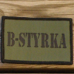 B-Styrka Hook Green Patch