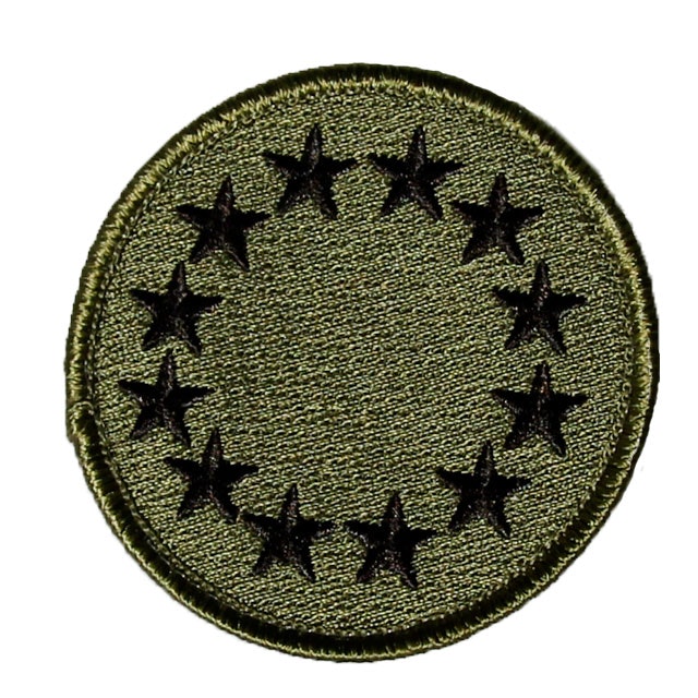 EU Green Embroidered Patch.