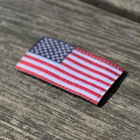 American Flag Hook Patch Small