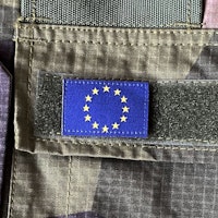 EU Flag Hook Patch Small