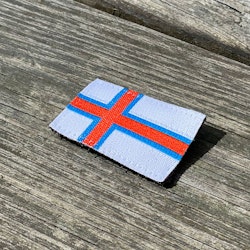 Faroese Flag Hook Patch Small
