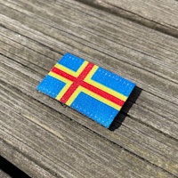 Åland Flag Hook Patch Small