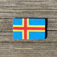 Åland Flag Hook Patch Small
