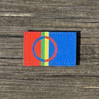 Sámi Flag Hook Patch Small