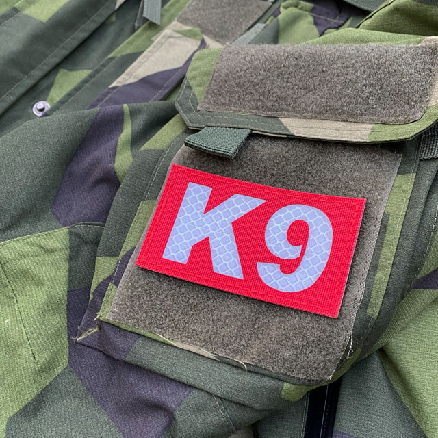 Highly visible IR - K9 Red Hook Patch