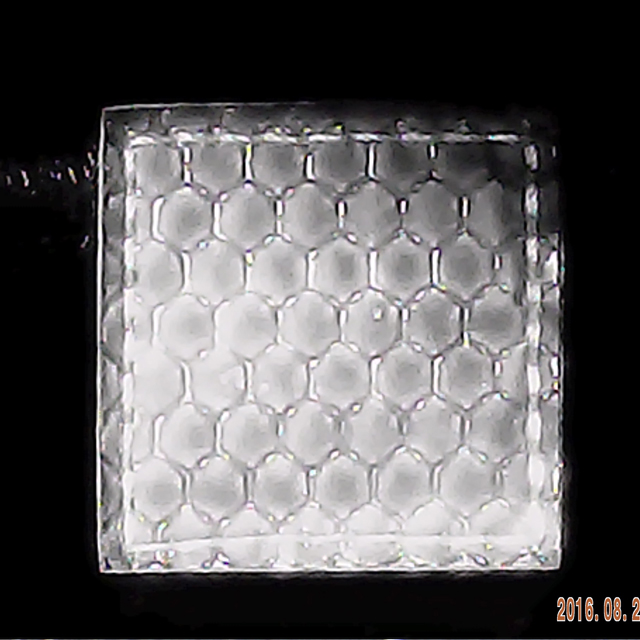 Glint is showing when looking through an IR-camera with extra IR light on - IR Tactical Glint Square - 3 cm.