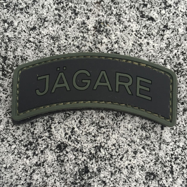 JÄGARE Green/Black/Green PVC Patch.