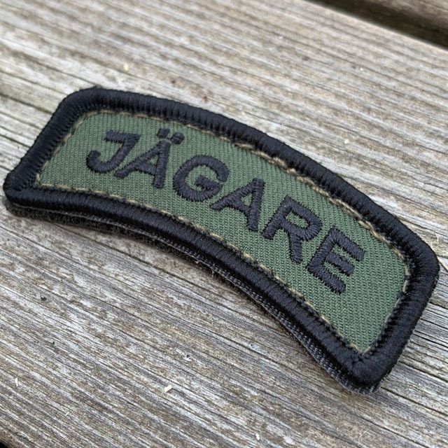 JÄGARE Hook Patch Black/Green/Black - M19