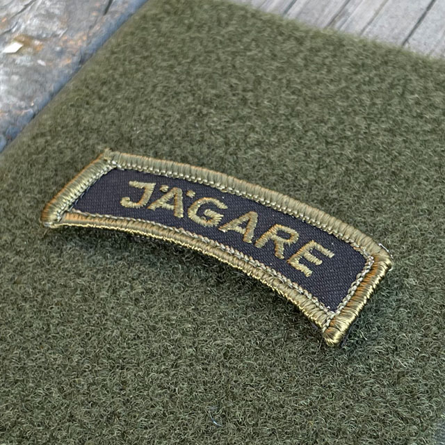 JÄGARE Hook Patch Green/Black/Green M14 seen from an angle