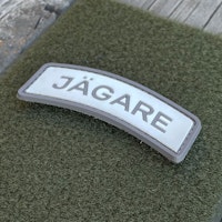 JÄGARE Hook PVC Patch Grey/White