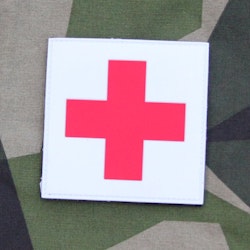 Medic Red Cross PVC Hook Patch