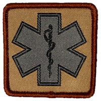 MEDIC Desert Star Hook Patch