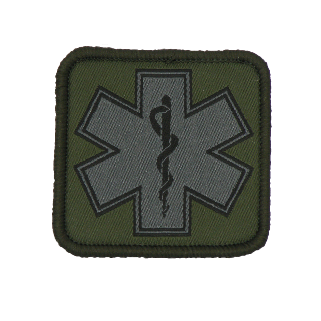 MEDIC Subdued Green Star Patch.