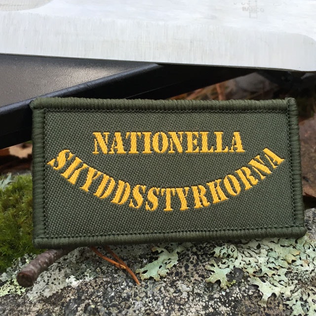 Nationella Skyddsstyrkorna Green Hook Patch.