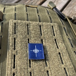 NATO Flag Hook Patch Small