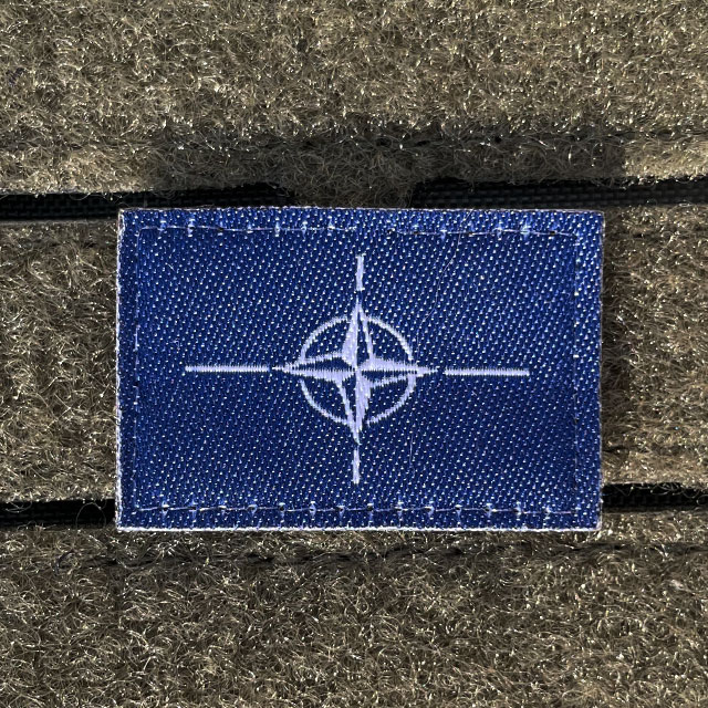 NATO Flag Hook Patch Small from TAC-UP GEAR
