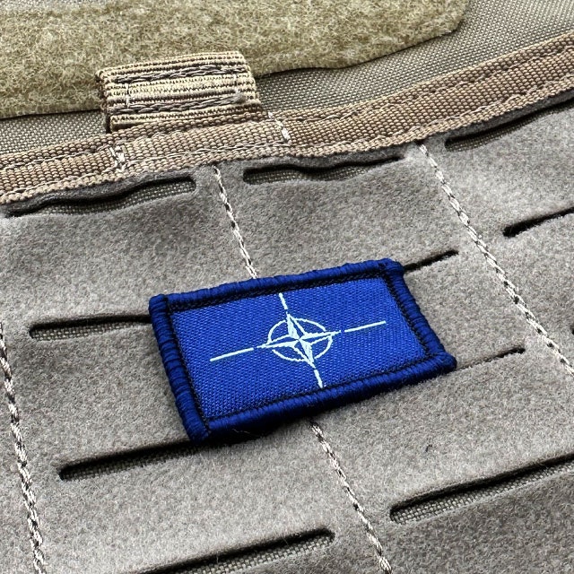 The NATO Flag Hook Patch Small V.2 from TAC-UP GEAR