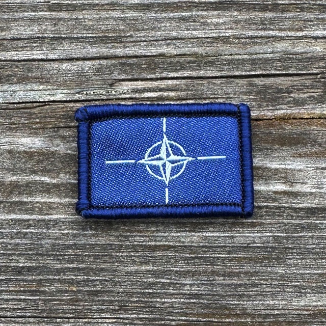 NATO Flag Hook Patch Small V.2 from TAC-UP GEAR