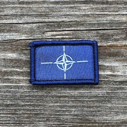 NATO Flag Hook Patch Small V.2