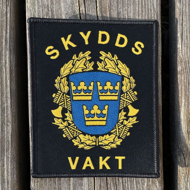 Skyddsvakt tygmärke kardborre från TAC-UP GEAR