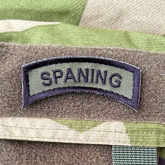 SPANING Tab Hook Patch Black/Green from TAC-UP GEAR