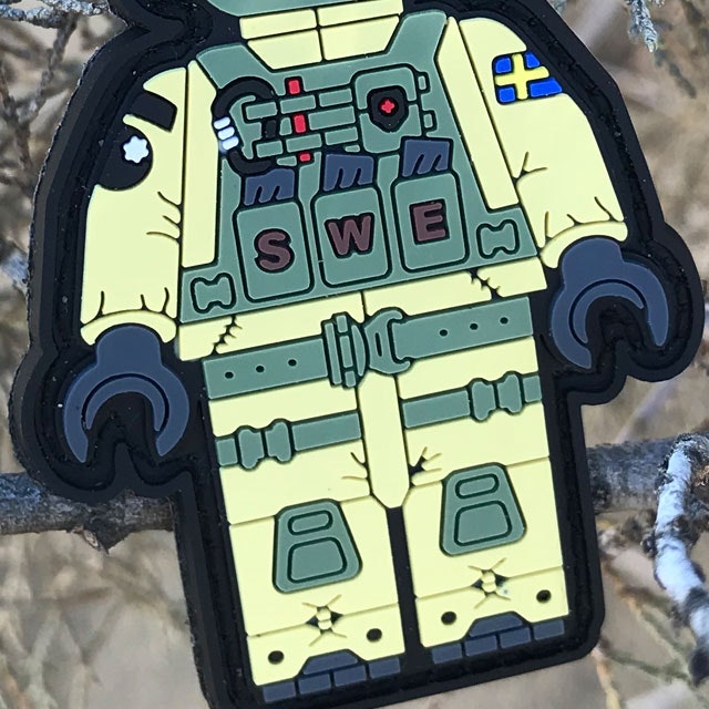 SWE SOG PVC Figur Patch