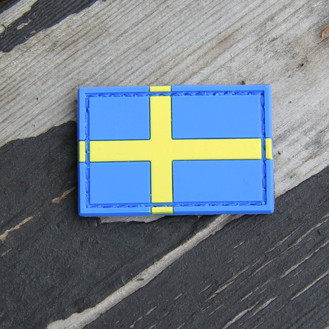 Sweden Flag PVC Arm Patch.