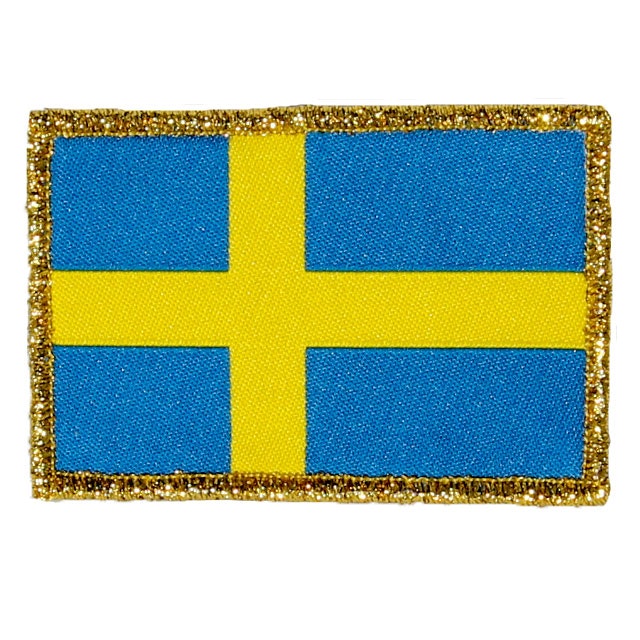 Sweden Flag Gold.