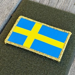 Sweden Flag Gold