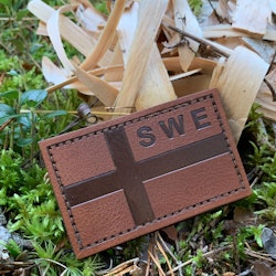 Sweden Flag Leather Patch