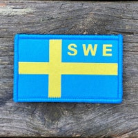 Sweden Flag OPS Blue Yellow Patch