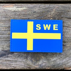 Sweden Flag OPS PVC Blue Yellow Patch
