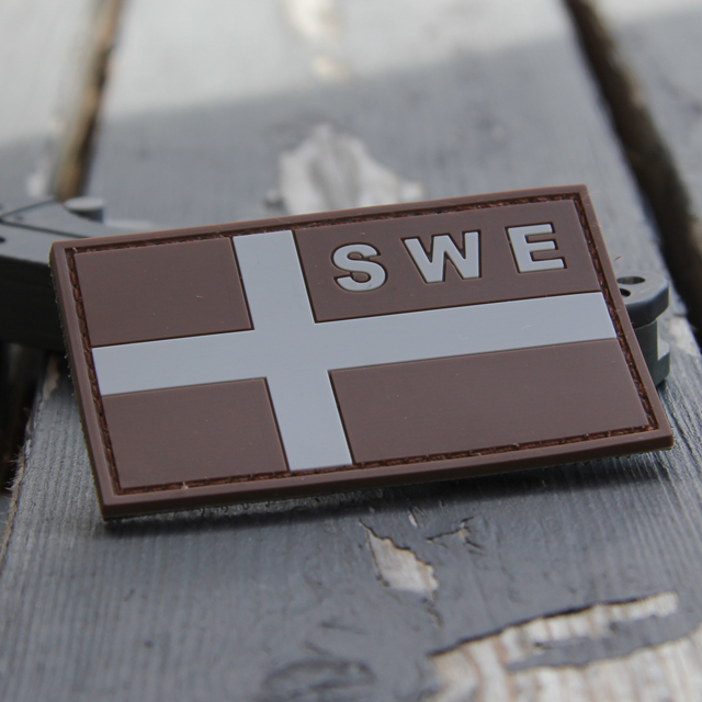 Product picture of a Sweden Flag OPS PVC Desert/Grey Patch.