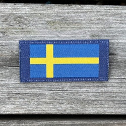 Sweden Long Flag Blue Patch