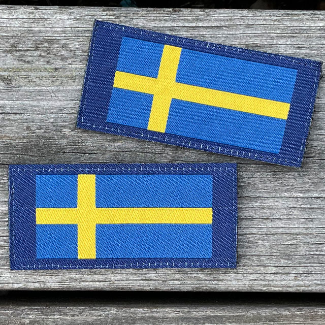 Two Sweden Long Flag Blue from TAC-UP GEAR