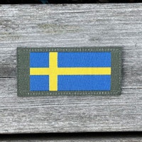 Sweden Long Flag Green Patch