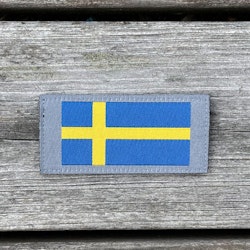 Sweden Long Flag Grey Patch