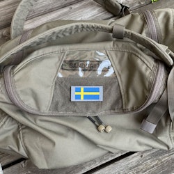 Sweden Long Flag Grey Patch