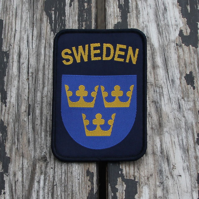 Product photo Sweden Hook Patch Navy Blue.