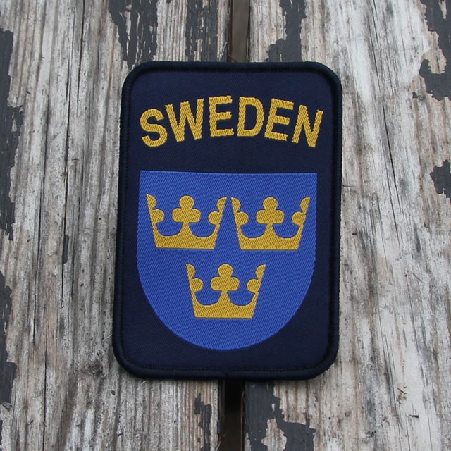 Sweden Hook Patch Navy Blue.