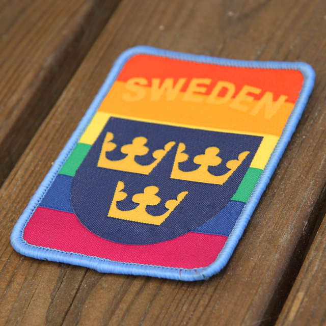 Product photo of a Sweden Hook Patch Rainbow Patch.