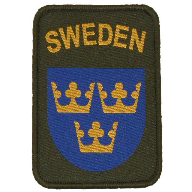 Sweden Sew-On Patch Green.