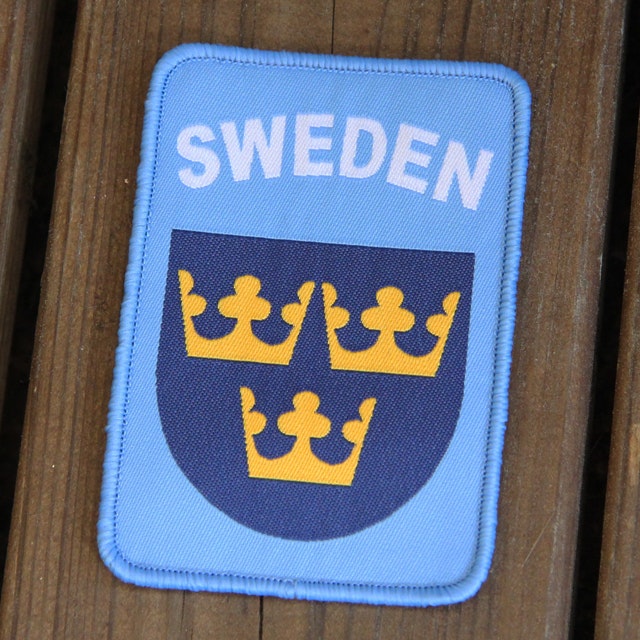 Sweden Hook Patch UN Blue.