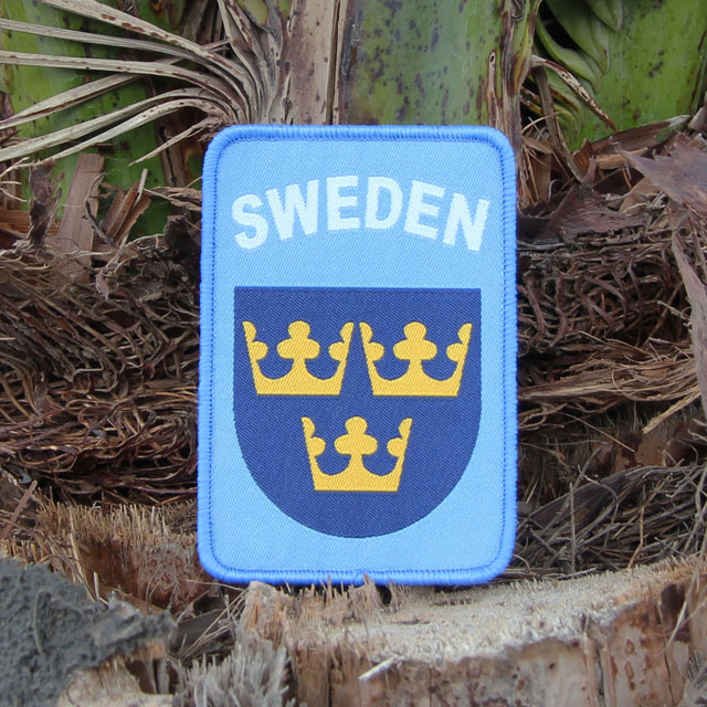 Plamtree background and a Sweden Hook Patch UN Blue.