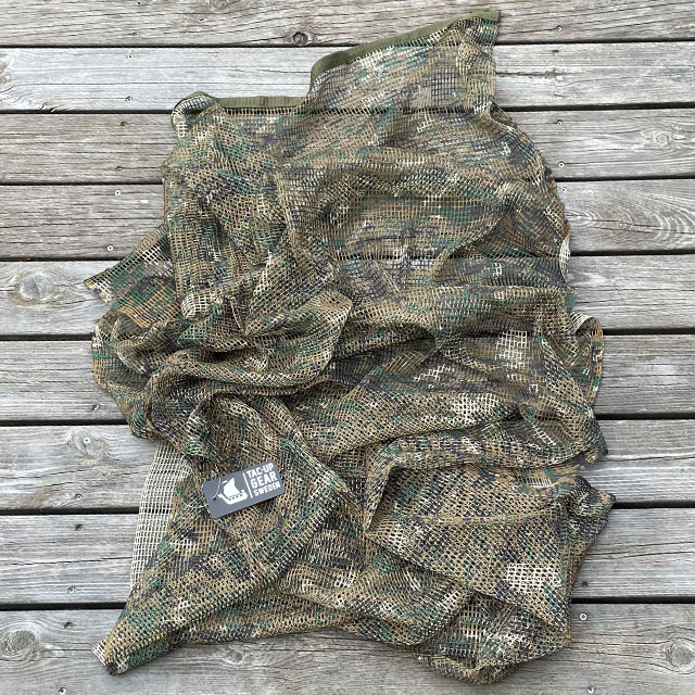 A ruffled Scrim Net Scarf MARPAT from TAC-UP GEAR